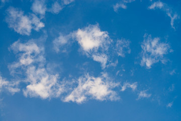 Naklejka na ściany i meble blue sky is covered by white clouds