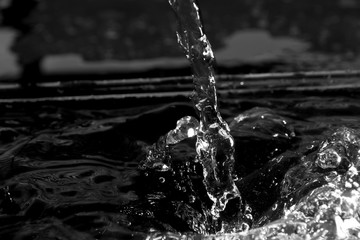 Close up of water droplet