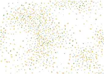 Festive color rectangle confetti background. Abstract frame confetti texture for holiday, postcard, poster, website, carnivals, birthday and children's parties. Cover confetti mock-up. Wedding card