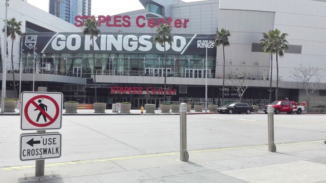 LOS ANGELES, California - April 27, 2018: Staples Center