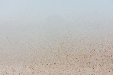 Abstract background. White mud on the car