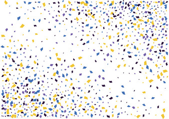 Festive color rectangle confetti background. Abstract frame confetti texture for holiday, postcard, poster, website, carnivals, birthday and children's parties. Cover confetti mock-up. Wedding card