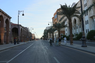 l madina al munawara Streets - Medina/Saudi Arabia - 13 December 2019 