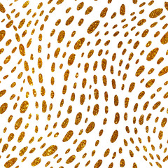 Seamless pattern with abstract simple elements on a white background. Hand drawn doodle illustration with lines. Design template, fabric, wallpaper, cover, packaging, wrapper.