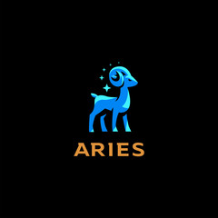 Aries, goat, ram.