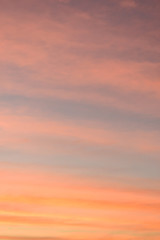 colorful cloud above twilight sky