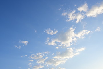 cloud on clear blue sky