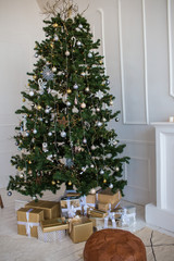festive christmas and new year decorations