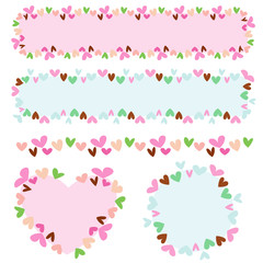 ハートのフレーム