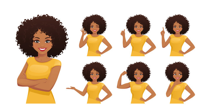 Cartoon Black Lady Face Images – Browse 33,598 Stock Photos, Vectors, and  Video | Adobe Stock