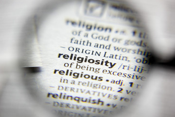 The word or phrase Religiosity in a dictionary.