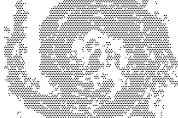 Halftone vector background