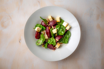 Beetroot Salad with feta cheese
