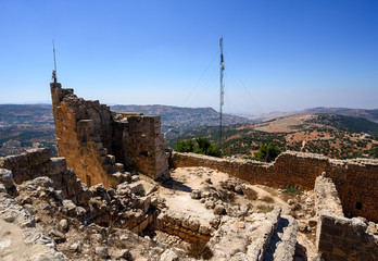 12th century Ajloun Castle also known as Qal'at ar-Rabad