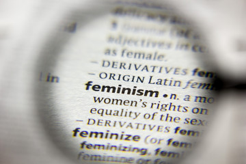 The word or phrase Feminism in a dictionary.