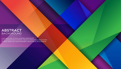 Modern Abstract Geometric Colorful Background