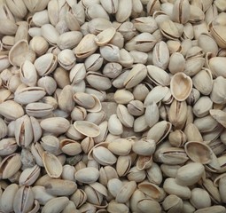 background of pistachios