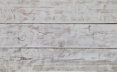 Fototapeta premium Gray shabby wooden plank surface