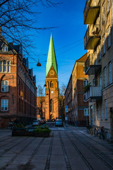 Fototapeta na wymiar Holy Cross Church, Copenhagen