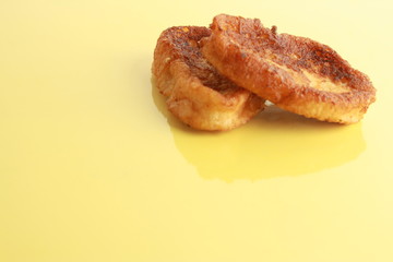 The torrijas are a typical Spanish dessert that is eaten for Easter, are made with milk and bread