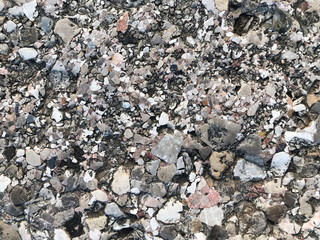 Pebble stones, colored texture and background. Sea stones surface.