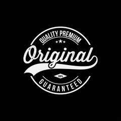 Original typography for t-shirt print. Apparel fashion design. Vector illustration - Vector