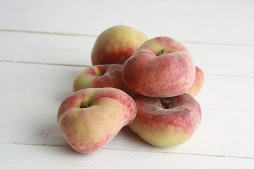 Paraguayan peach on wooden background