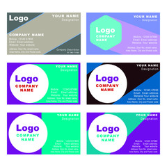 Naklejka premium Business Card Templates