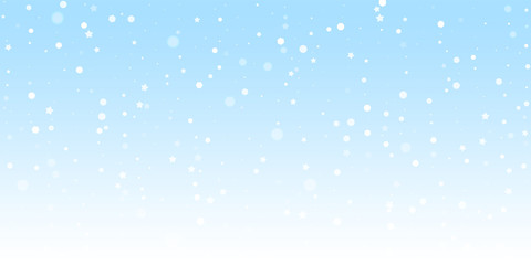 Magic stars random Christmas background. Subtle fl