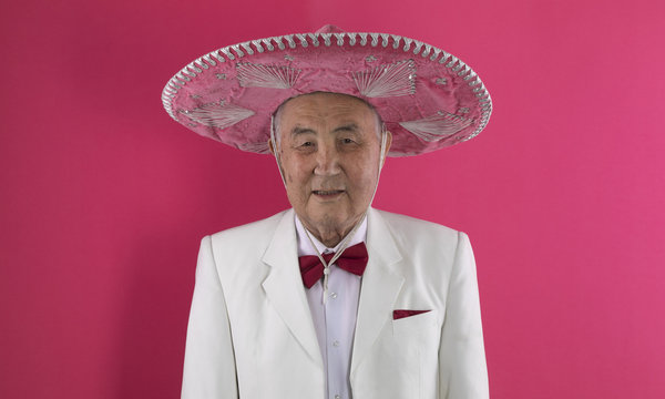 Portrait Of An Old Man In Somrero