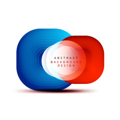 Square geometric banners with 3d smooth blend effect. Digital technology trendy icon design. Vector Illustration For Wallpaper, Banner, Background, Card, Book Illustration, landing page