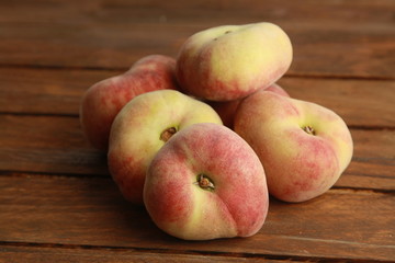 Paraguayan peach on wooden background