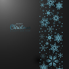 Fototapeta premium Simple elegant Christmas card