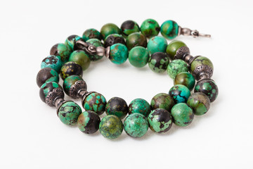 spiral antique arabic necklace from turquoise