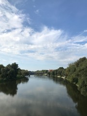 Fototapeta na wymiar Donau Ingolstadt