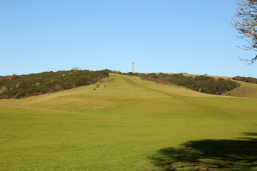 Butser Hill in Hampshire, England is the second highest point in the South Downs National Park after Blackdown in the Western Weald. 