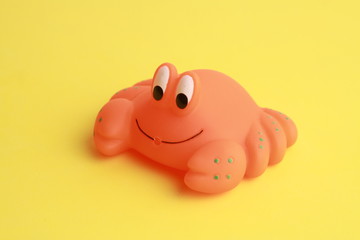 Obraz premium child toy for crab shaped bathtub