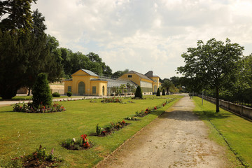 Fototapeta na wymiar Orangerie Schlosspark Eisenstadt
