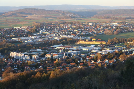 A View Of The Outlying Regions Of The City Of Coburg In Bavaria