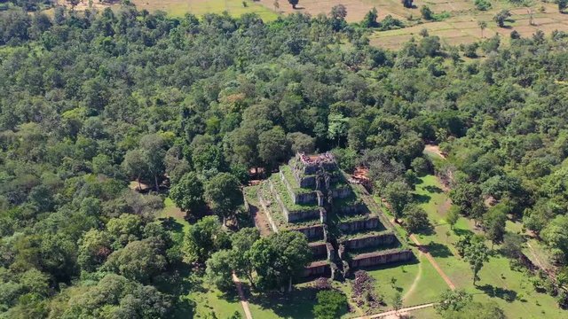The temple of Koh Ker , North of Cambodia