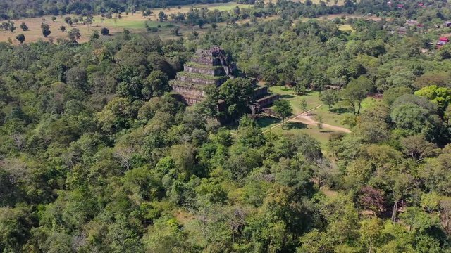 The temple of Koh Ker , North of Cambodia