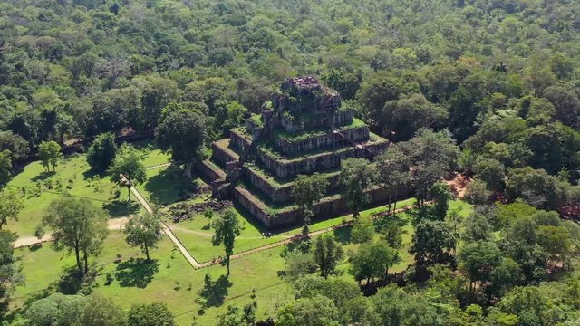 The temple of Koh Ker , North of Cambodia