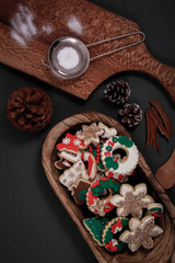 Delicious cookie has been specialized for Christmas. 