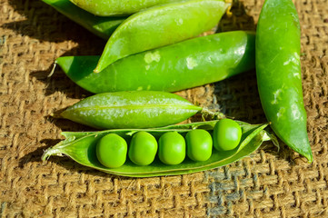 peas beans on agriculture background,close up view of peas beans,fresh peas beans top view,green peas
