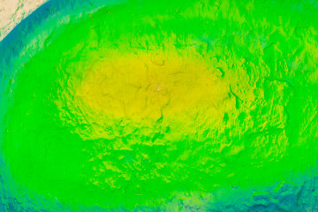 Fototapeta premium Beautiful bright colorful street art graffiti background. Abstract geometric spray drawing fashion colors on the walls of the city. Urban Culture detailed close up texture