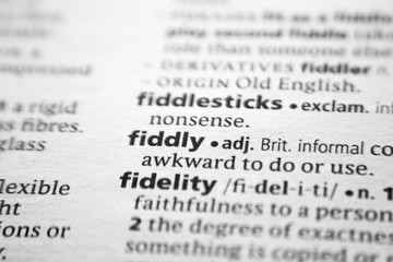 Word or phrase Fiddly in a dictionary.