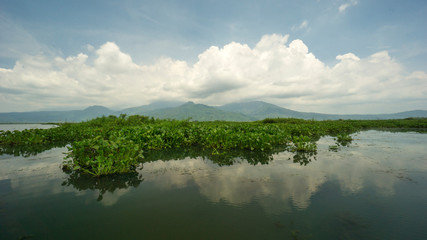 Rawa Pening lake in Ambarawa, Central Java, Indonesia