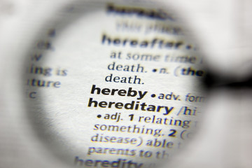 The word or phrase Hereby in a dictionary.