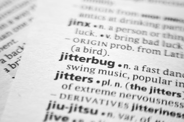 Word or phrase Jitterbug in a dictionary.