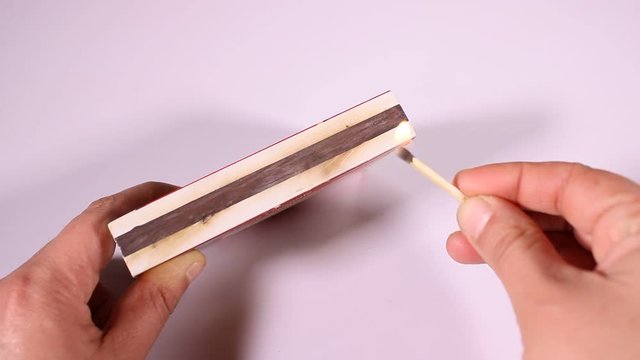 Light a match with a pack